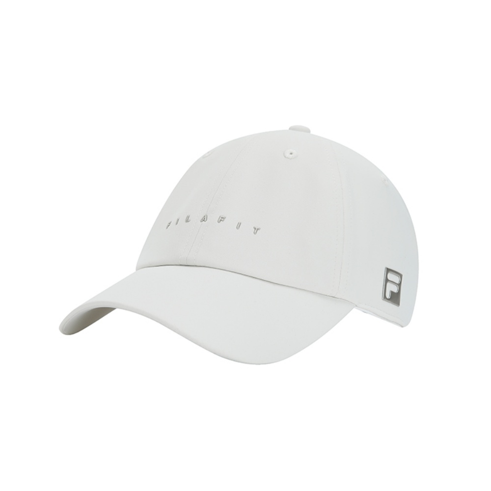 

FILA Фитнес-бейсболка из полиэстера женская сок кокоса белый хаки, Coconut Juice White Khaki