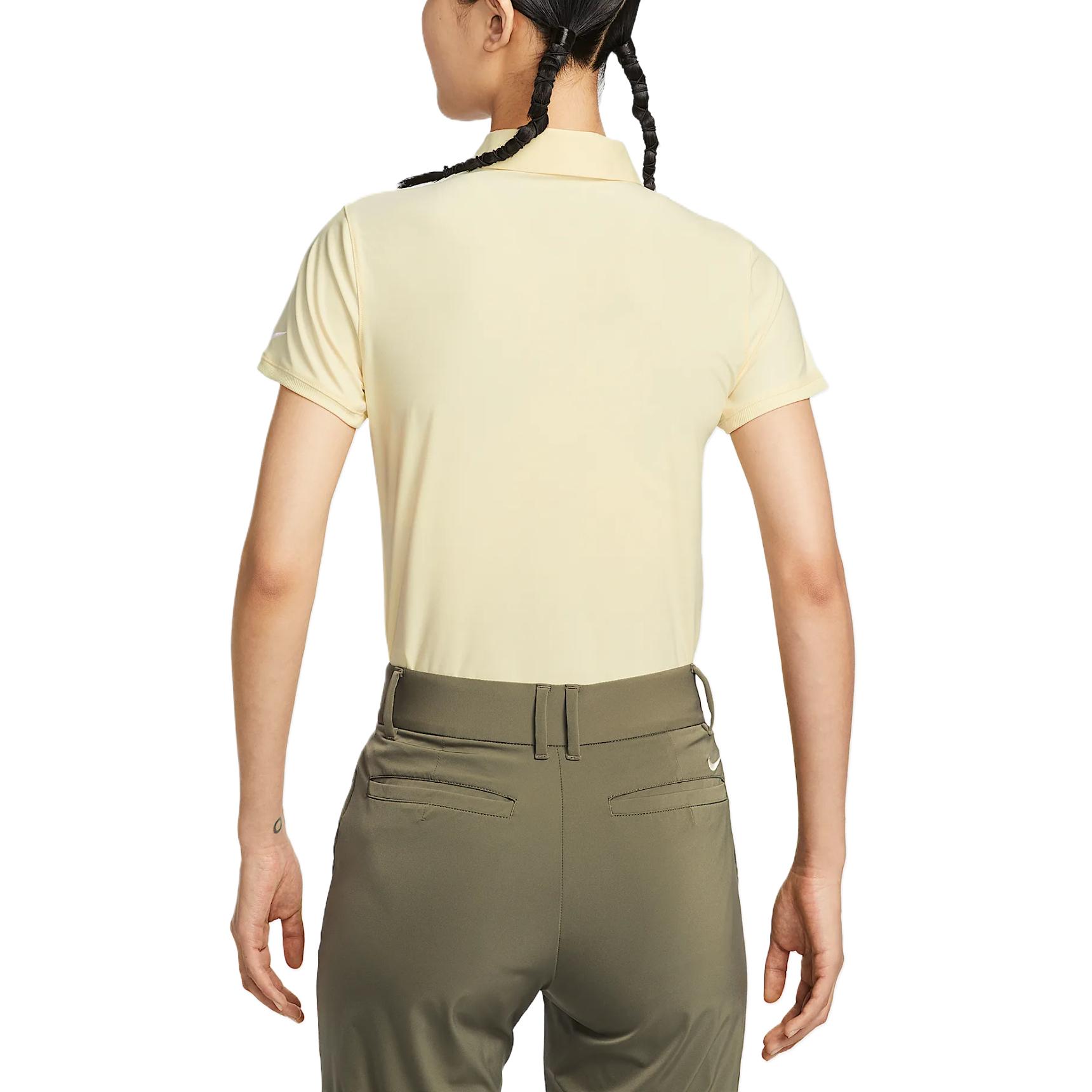 Женская футболка для гольфа Victory с коротким рукавом Dri FIT Nike, белый — фото 4