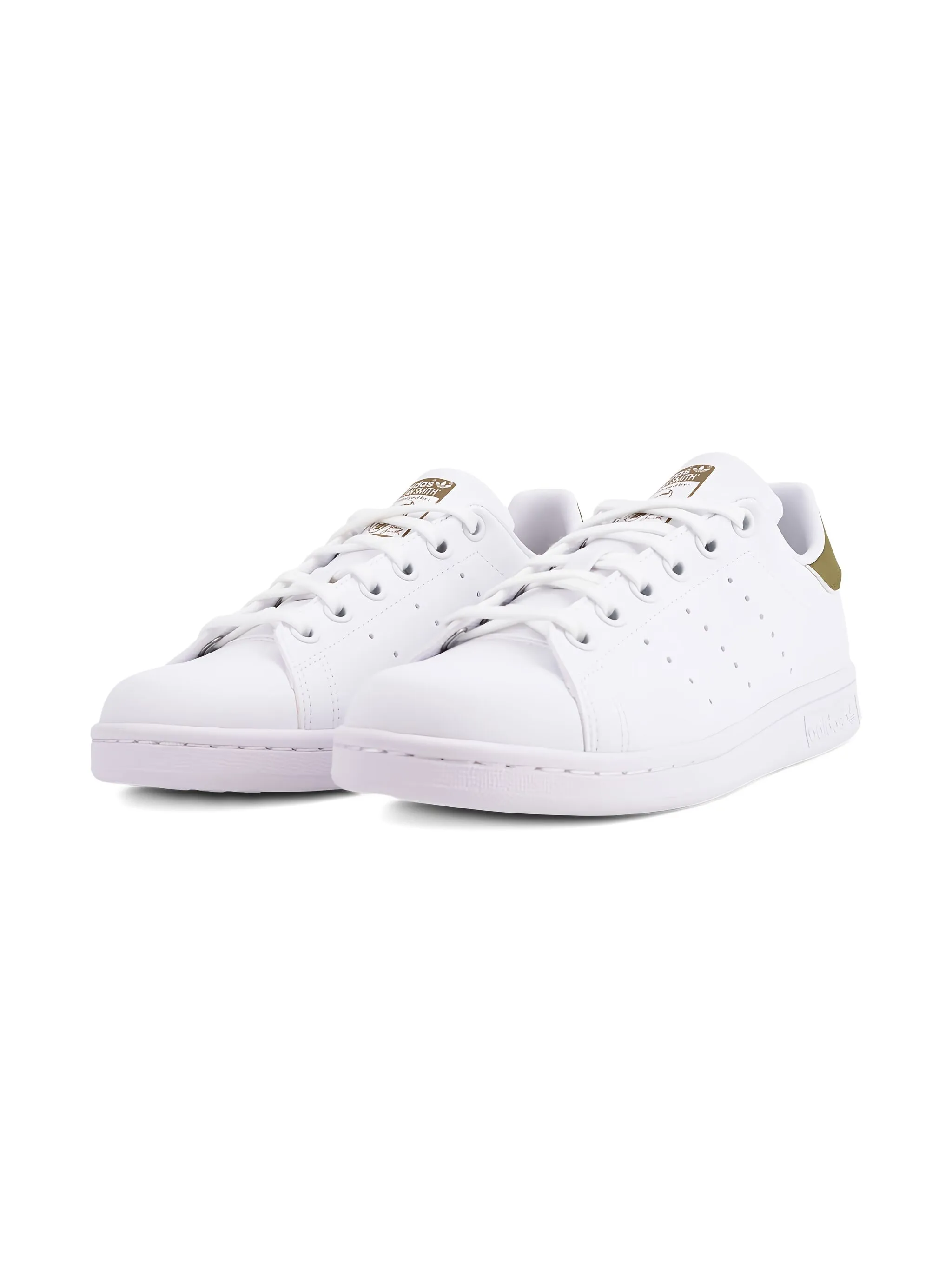 Кроссовки Stan Smith White/Wild Moss Adidas Kids, белый — фото 3