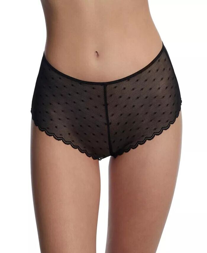 

Женские кружевные трусики-хипстеры Siren Dotted Skarlett Blue, черный