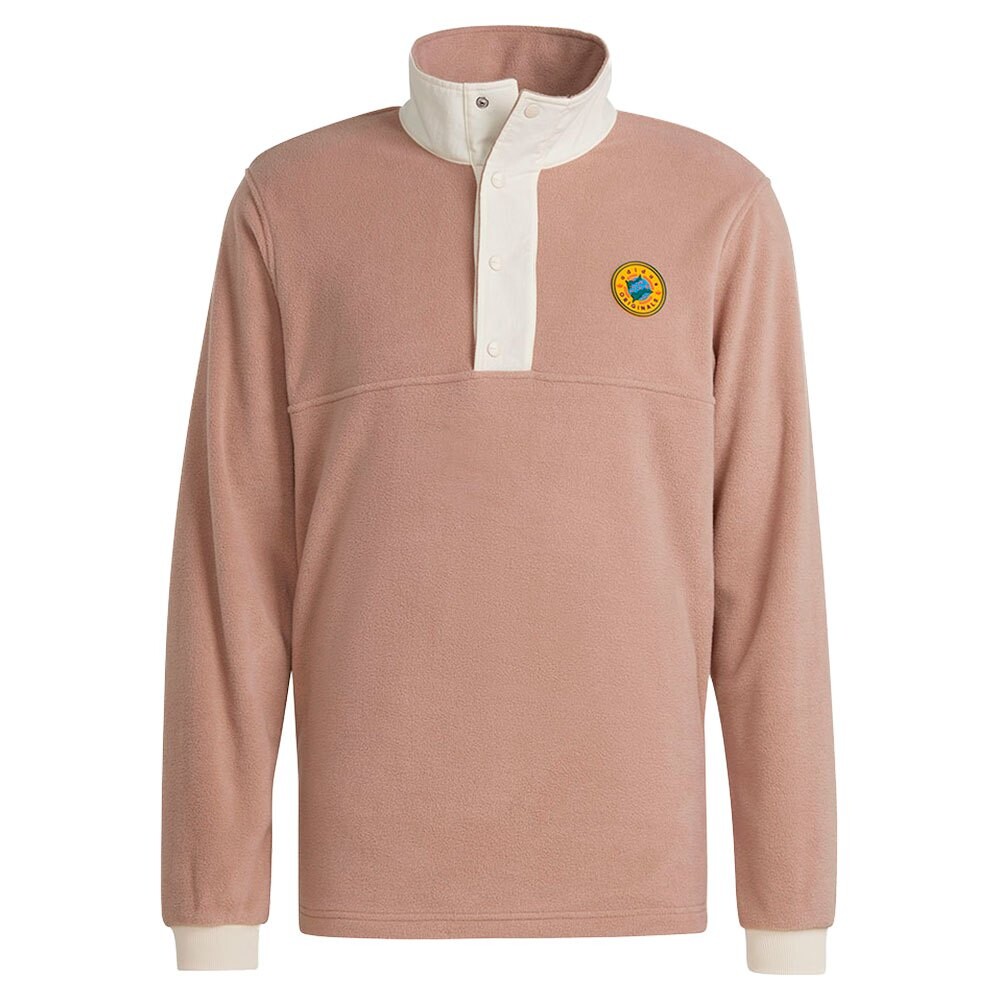 

Толстовка adidas Originals Wh Snap Half Zip, коричневый
