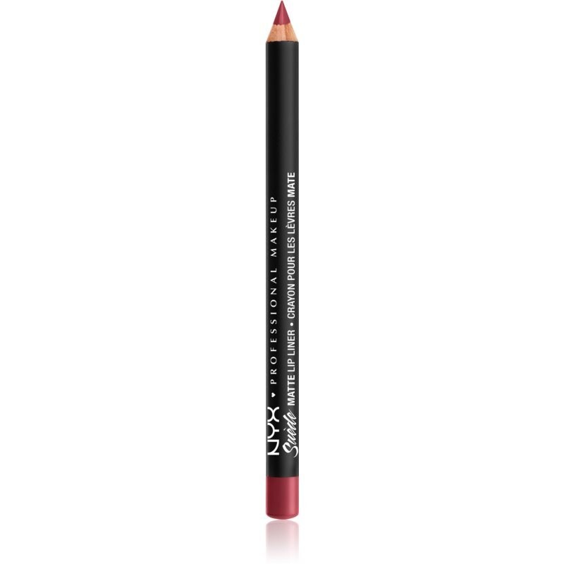 

NYX Professional Makeup Suede Matte Lip Liner матовый карандаш для губ оттенка Cherry Skies 1 г