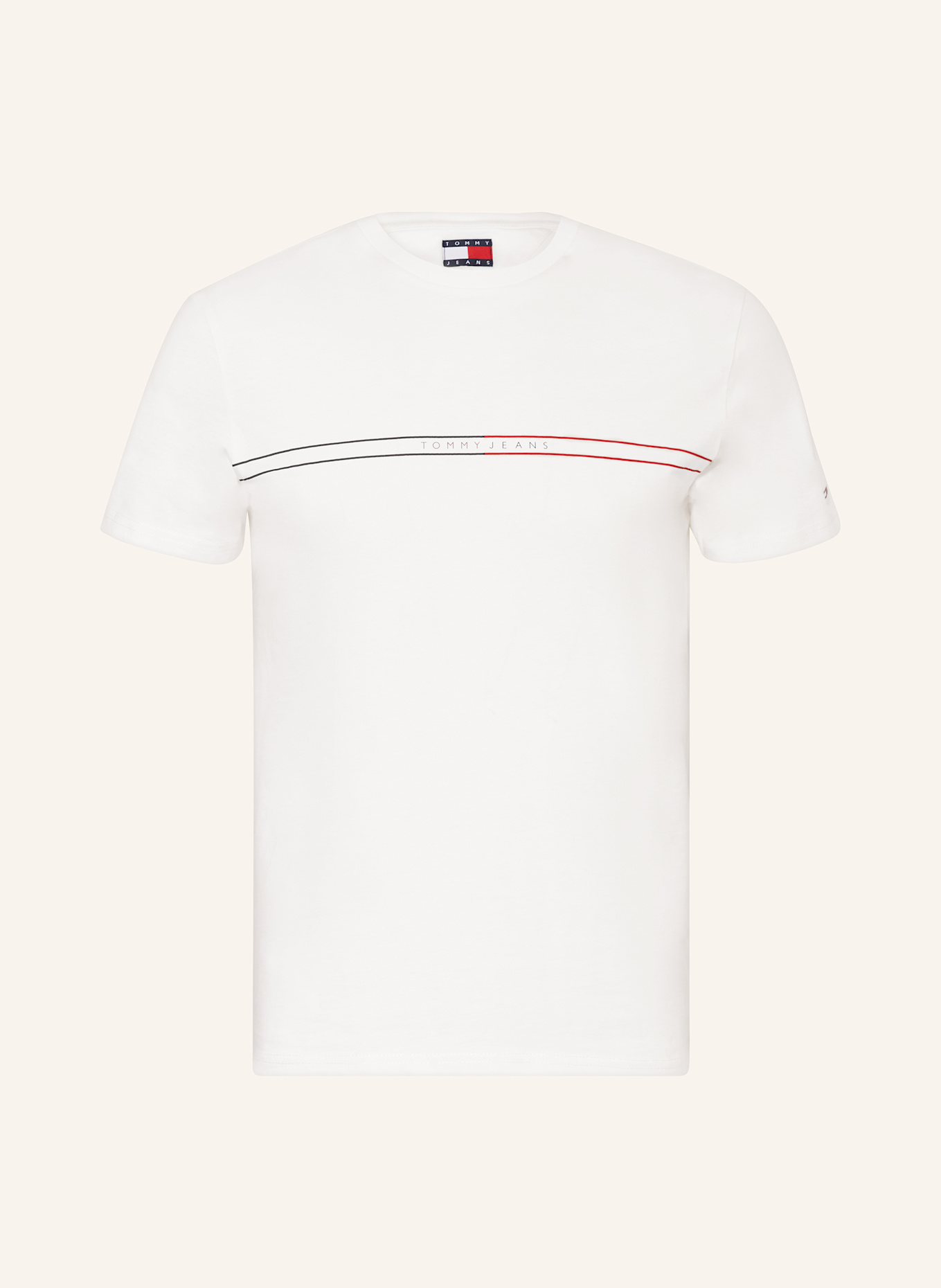 

Футболка Tommy Jeans, экрю