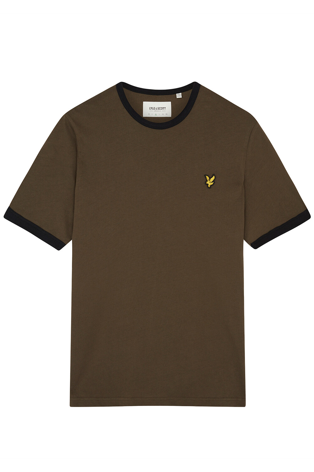 

Футболка Lyle & Scott, оливковый/угольно-черный