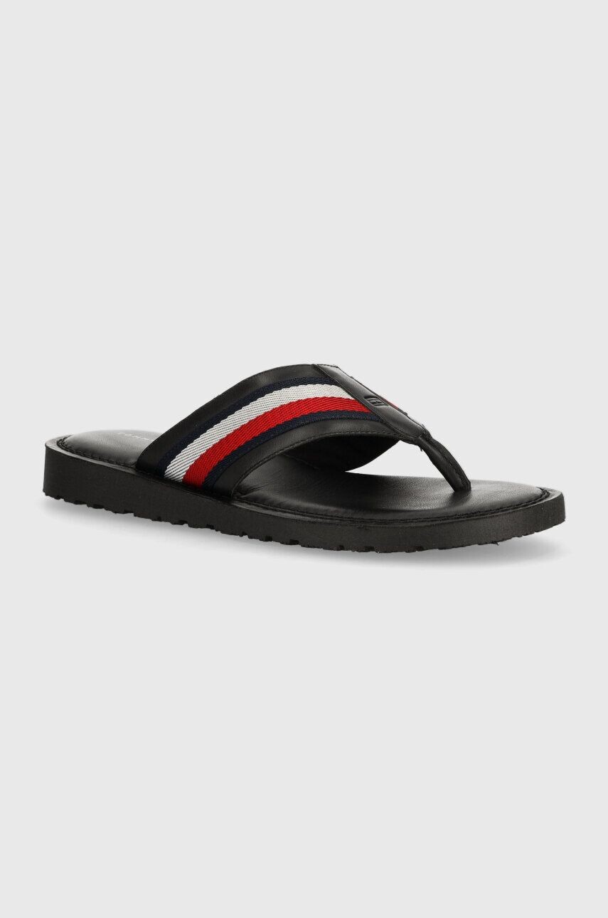 

Tommy Hilfiger шлепанцы CORE TOE POST SANDAL, черный
