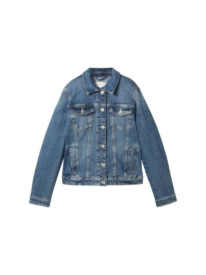

Джинсовая куртка Tom Tailor Jeansjacke, цвет used dark stone blue denim