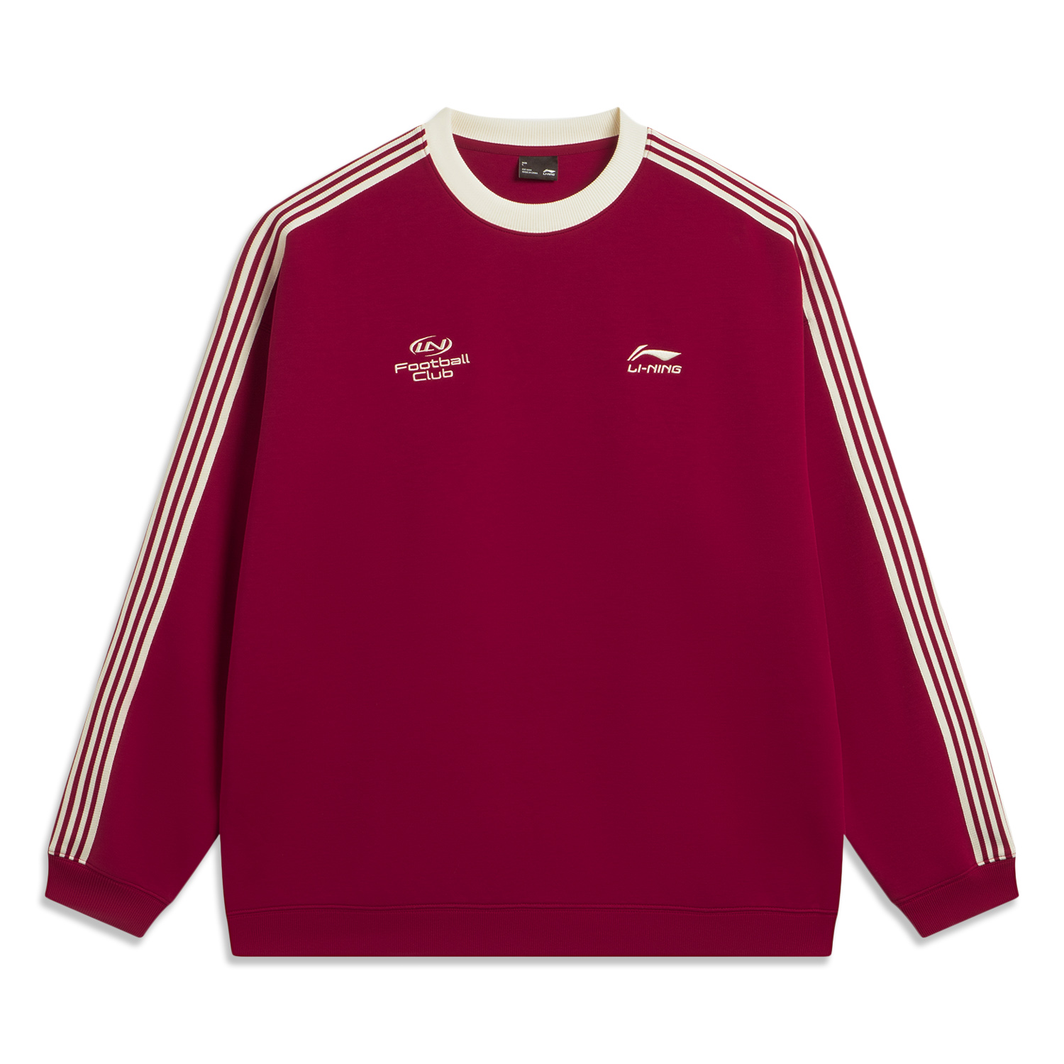 

Свитшот Unisex из коллекции Li-Ning Sports Life, темно-berry красный