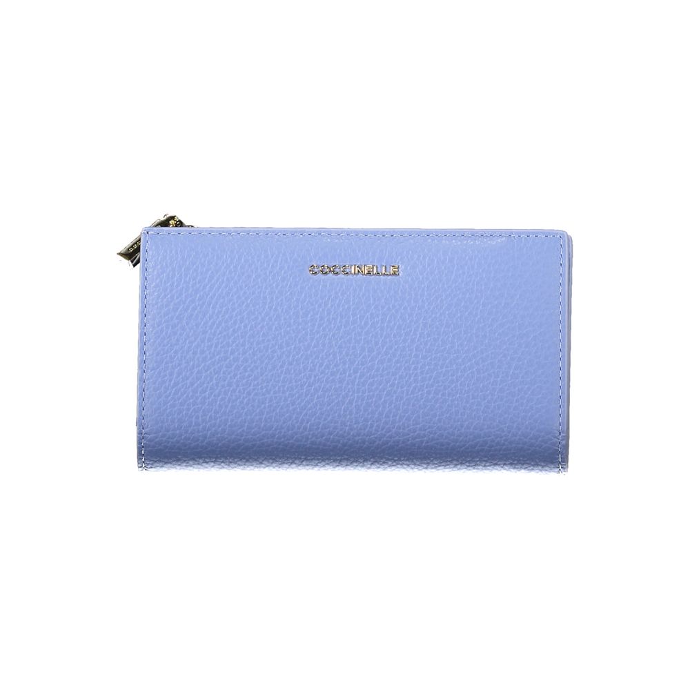 

Coccinelle синий кожаный женский кошелек для женщин