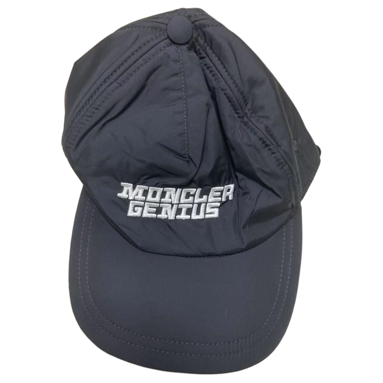 

Moncler Хлопковая бейсболка унисекс черная, Black