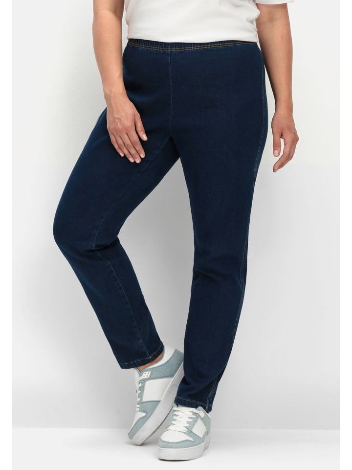 

Джеггинсы sheego, цвет dark blue denim