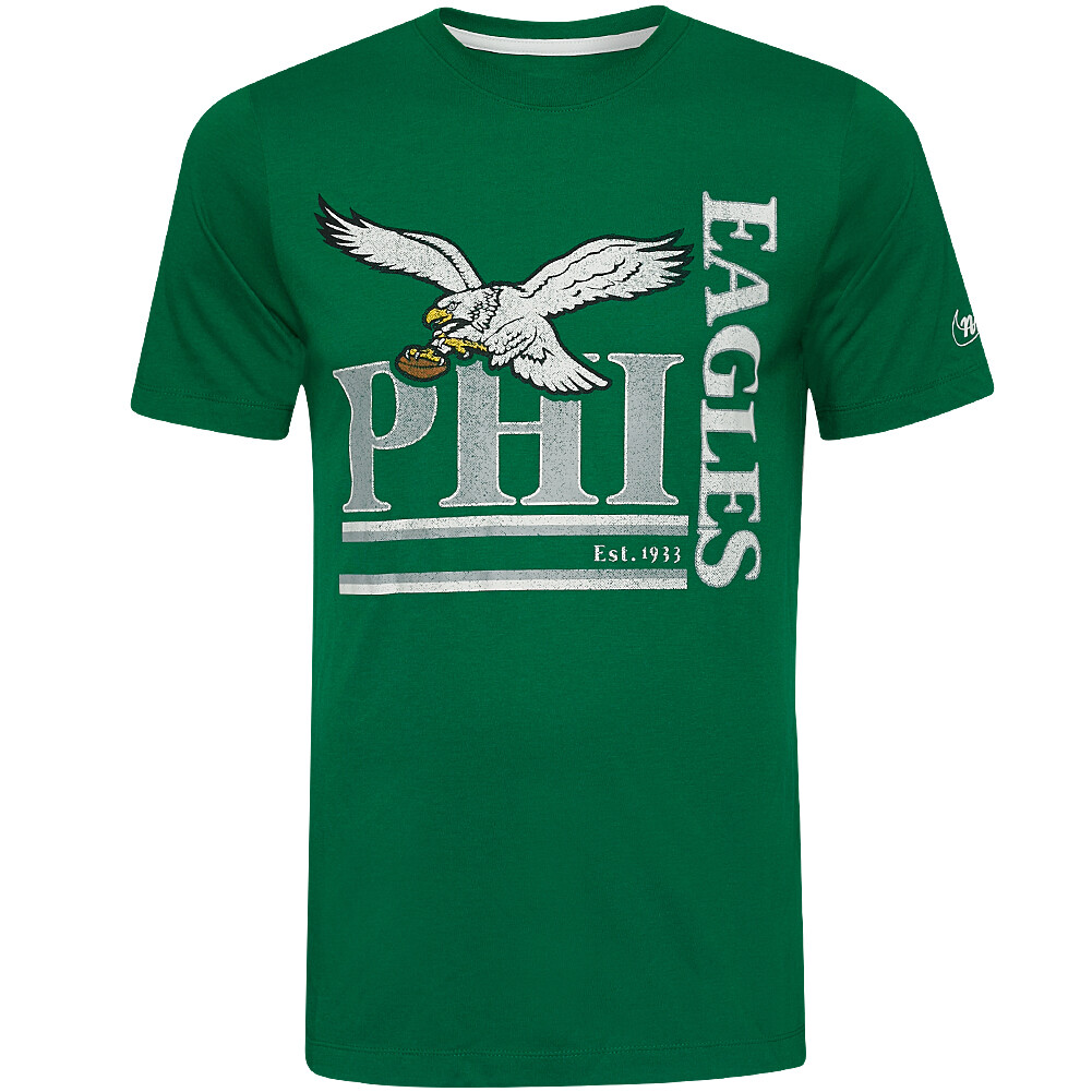 

Мужская футболка с логотипом Philadelphia Eagles NFL Nike Triblend