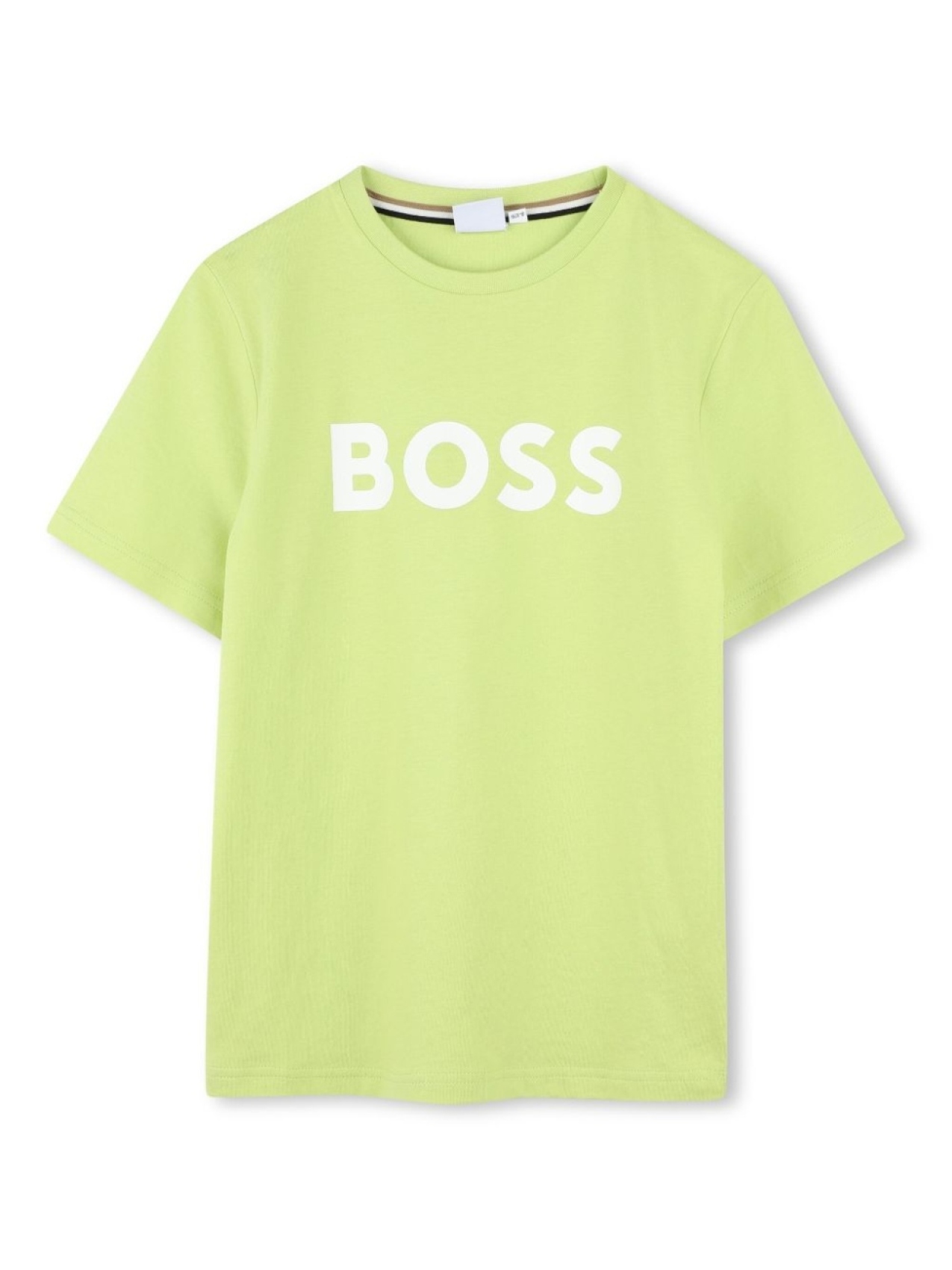 

Футболка с логотипом BOSS Kidswear, зеленый