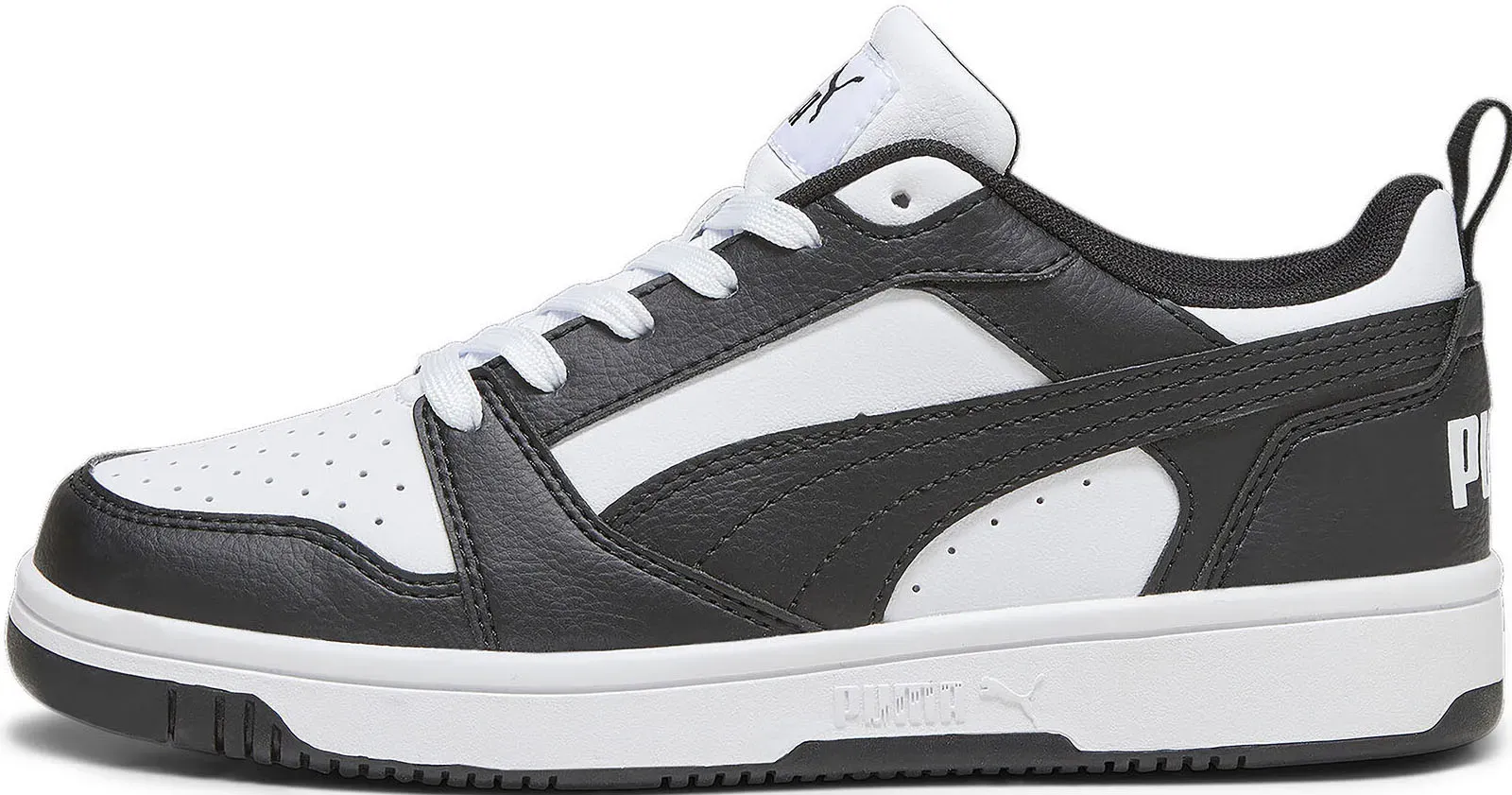 Кроссовки PUMA "REBOUND V6 LO JR", белый — фото 2