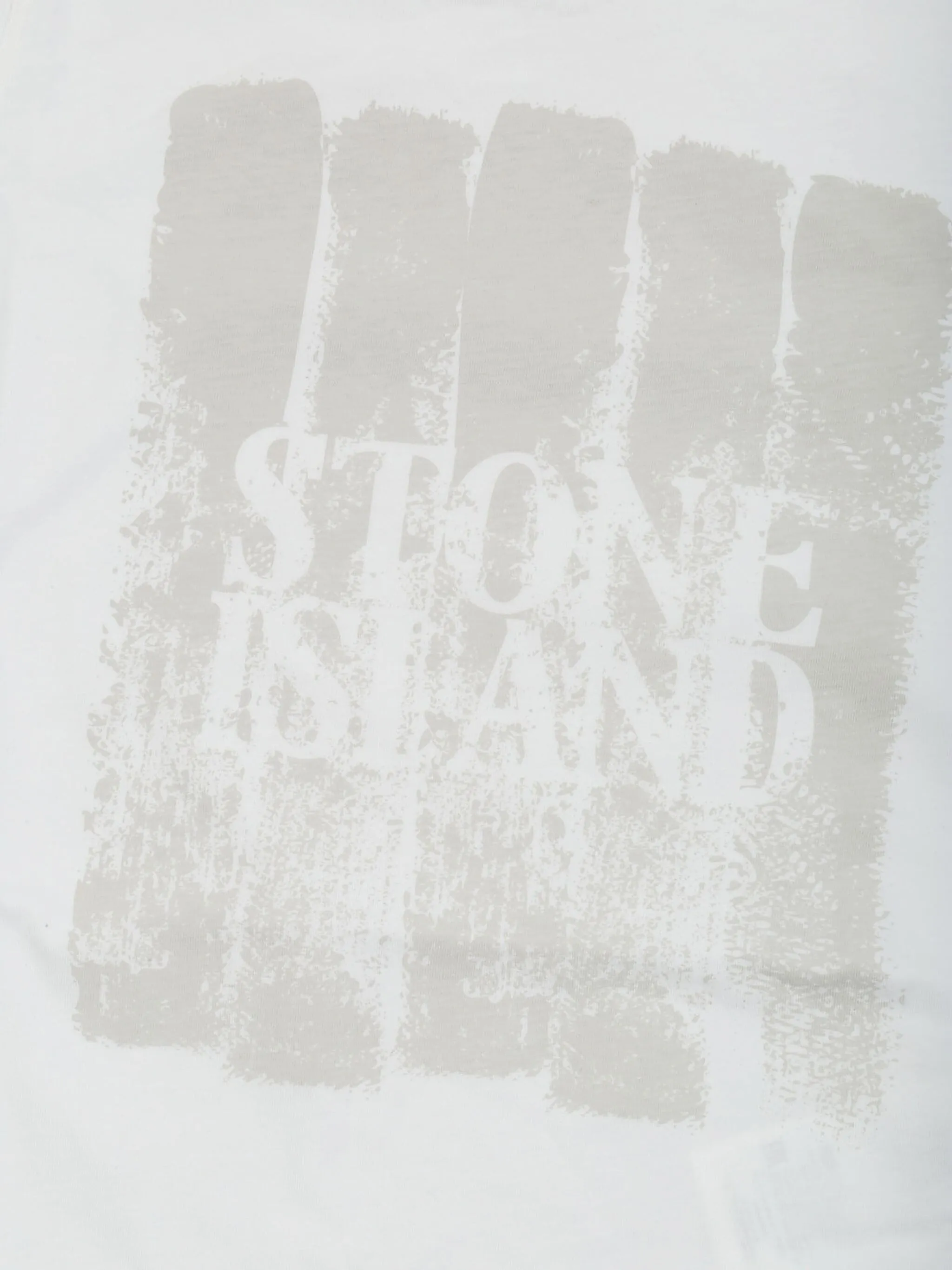 

Футболка с графичным принтом Stone Island Junior, белый