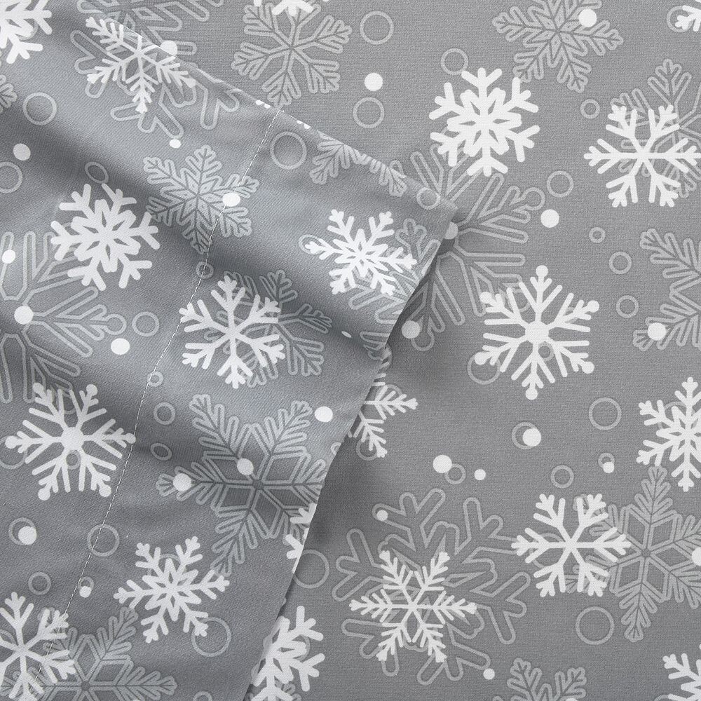 

Комплект простыней Micro Flannel с наволочками, цвет Snowflakes