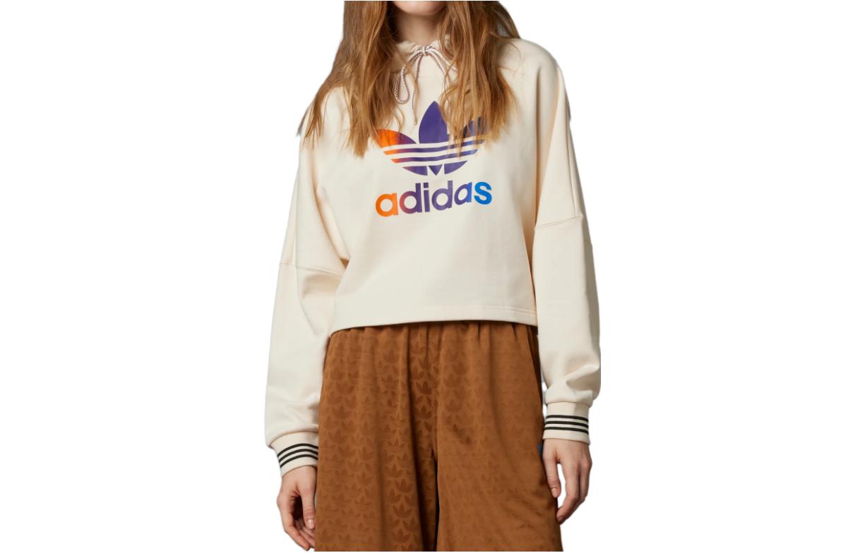 SS23 Adicolor 70s Retro Series Свитер Женский Miracle White Adidas Originals — фото 2