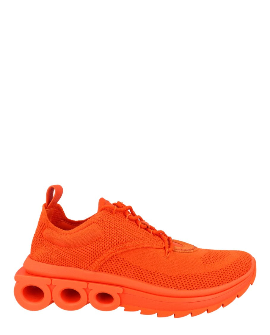 

Nima Knit Sneakers - Кроссовки Nima Knit Salvatore Ferragamo, оранжевый