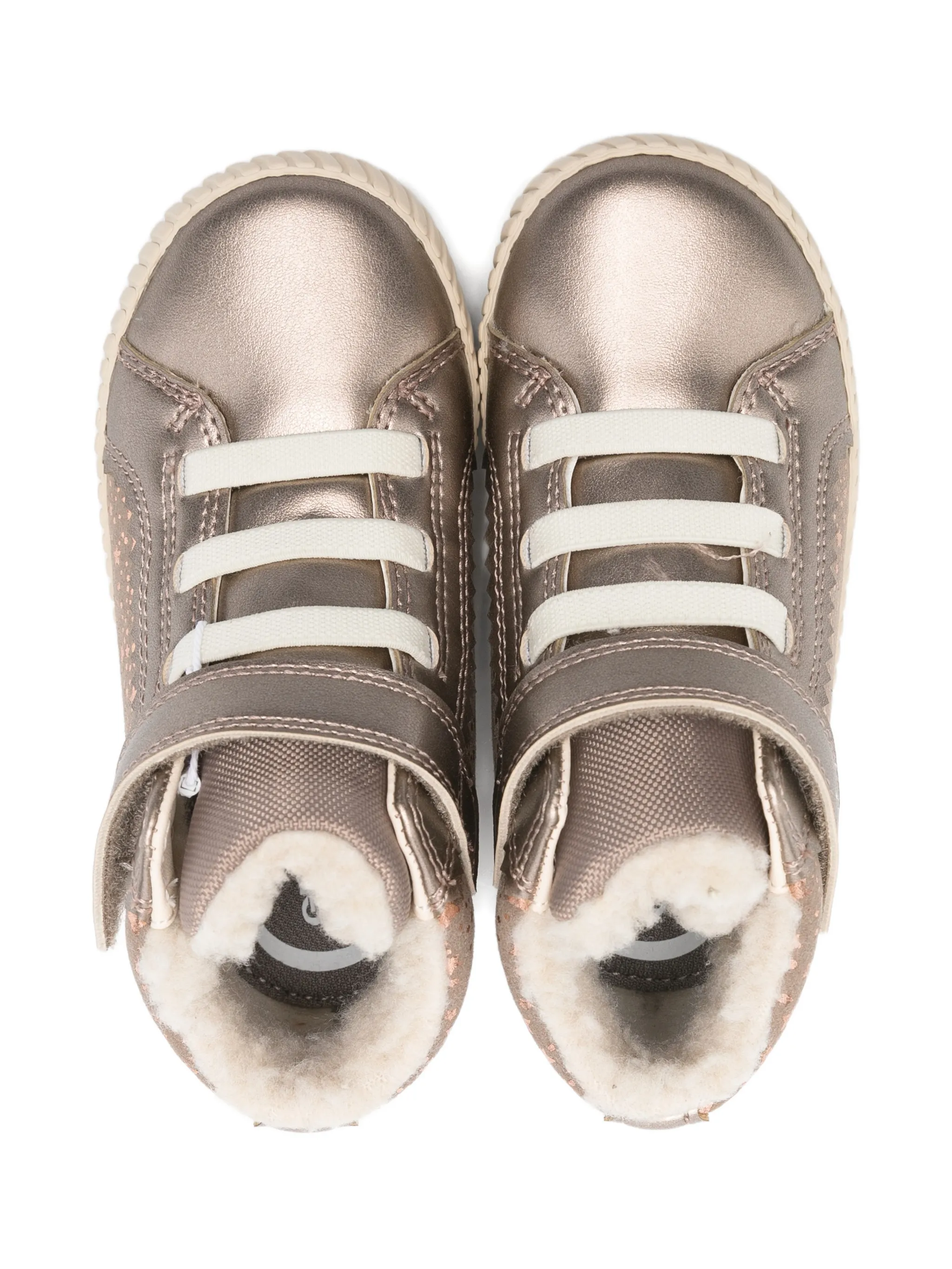 Кроссовки Mirroless Geox Kids, бежевый — фото 3