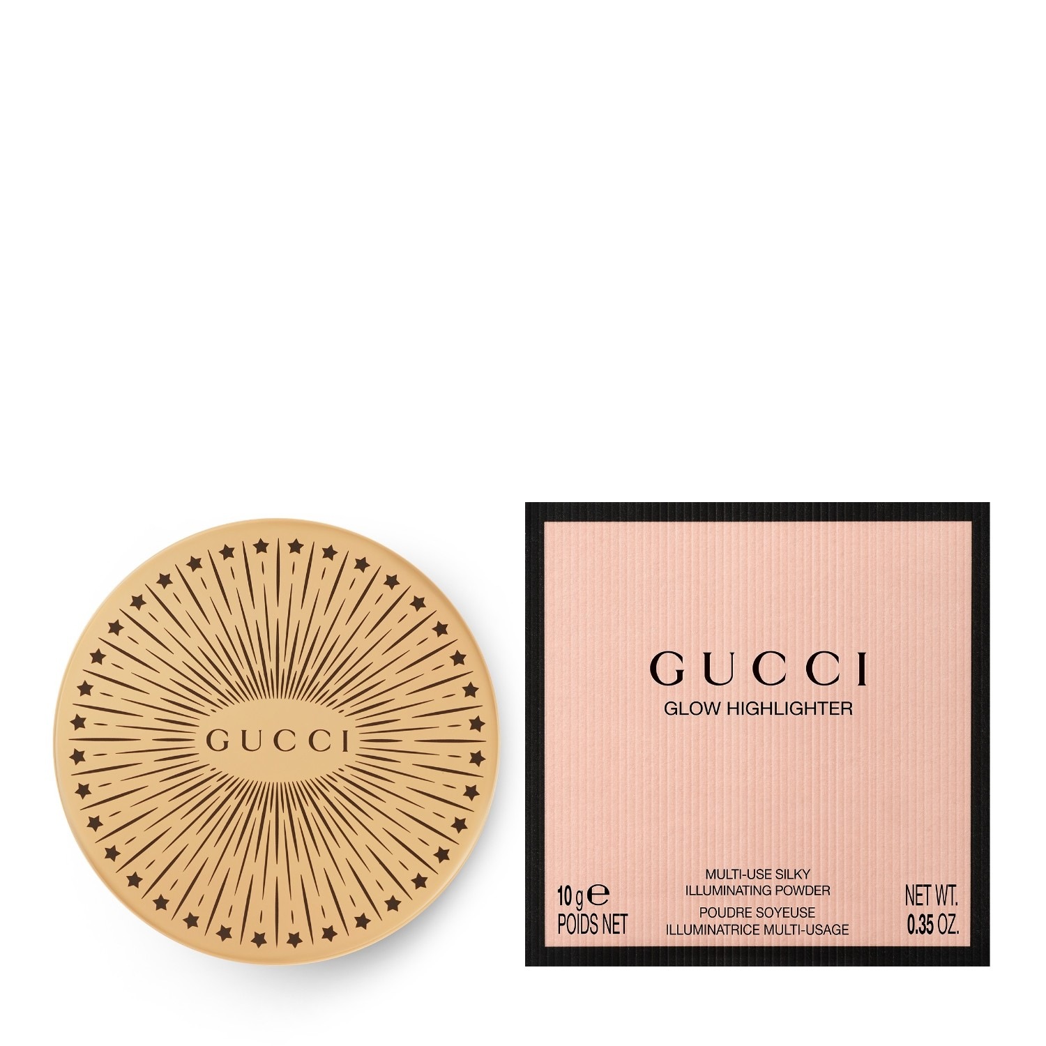 Хайлайтер gucci beauty glow Gucci, 2 - frosted lilac, вес 10 гр. — фото 2