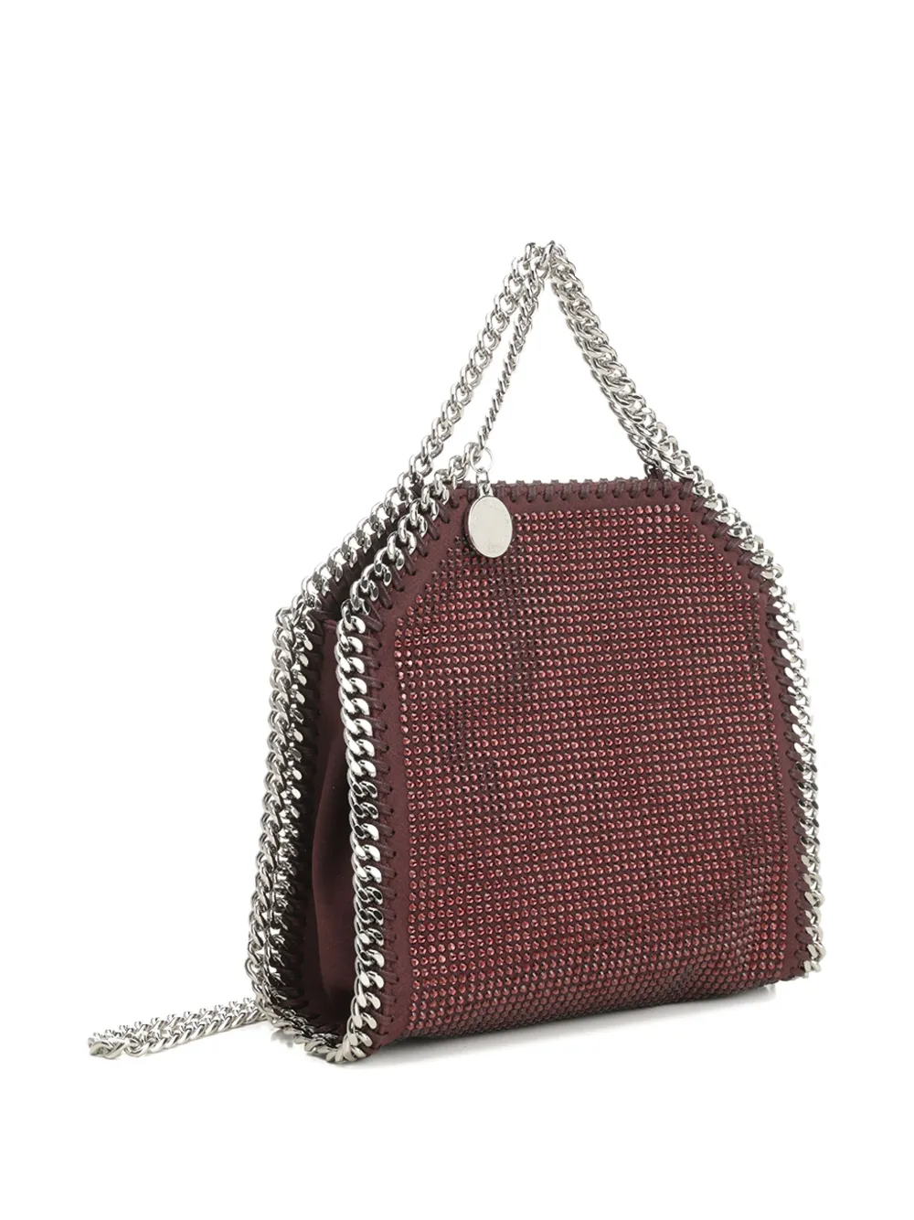 Сумка-шоппер Falabella, украшенная стразами STELLA MCCARTNEY, красный — фото 3