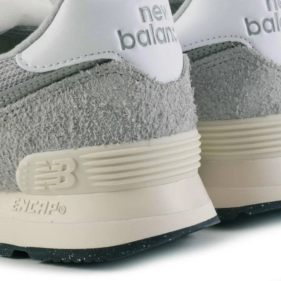 Кроссовки New Balance 574 легкие низкие, серый — фото 3