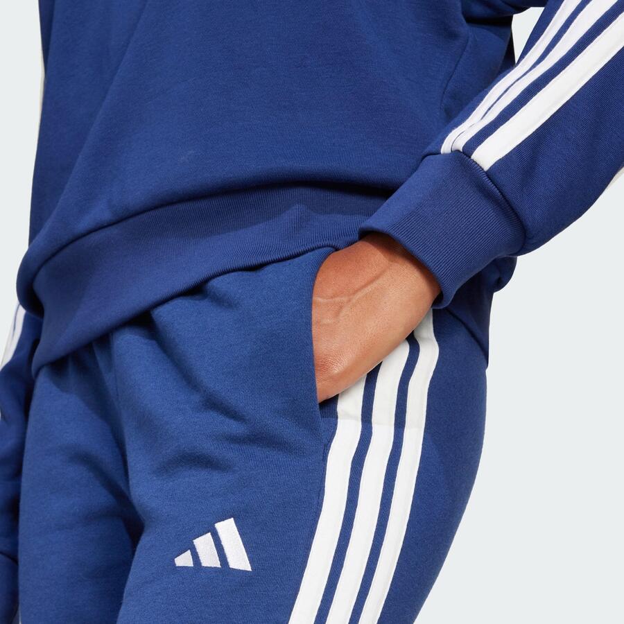 ADIDAS Брюки Essentials с тремя полосками и манжетами из французского трикотажа — фото 4