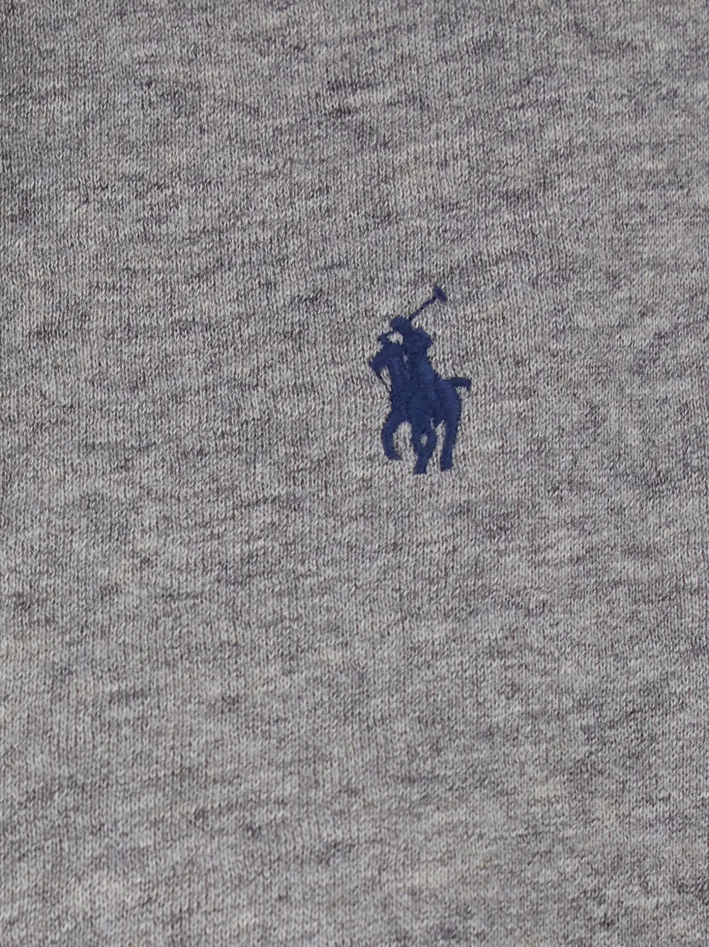 Худи на молнии с вышитым логотипом Polo Ralph Lauren, серый — фото 3