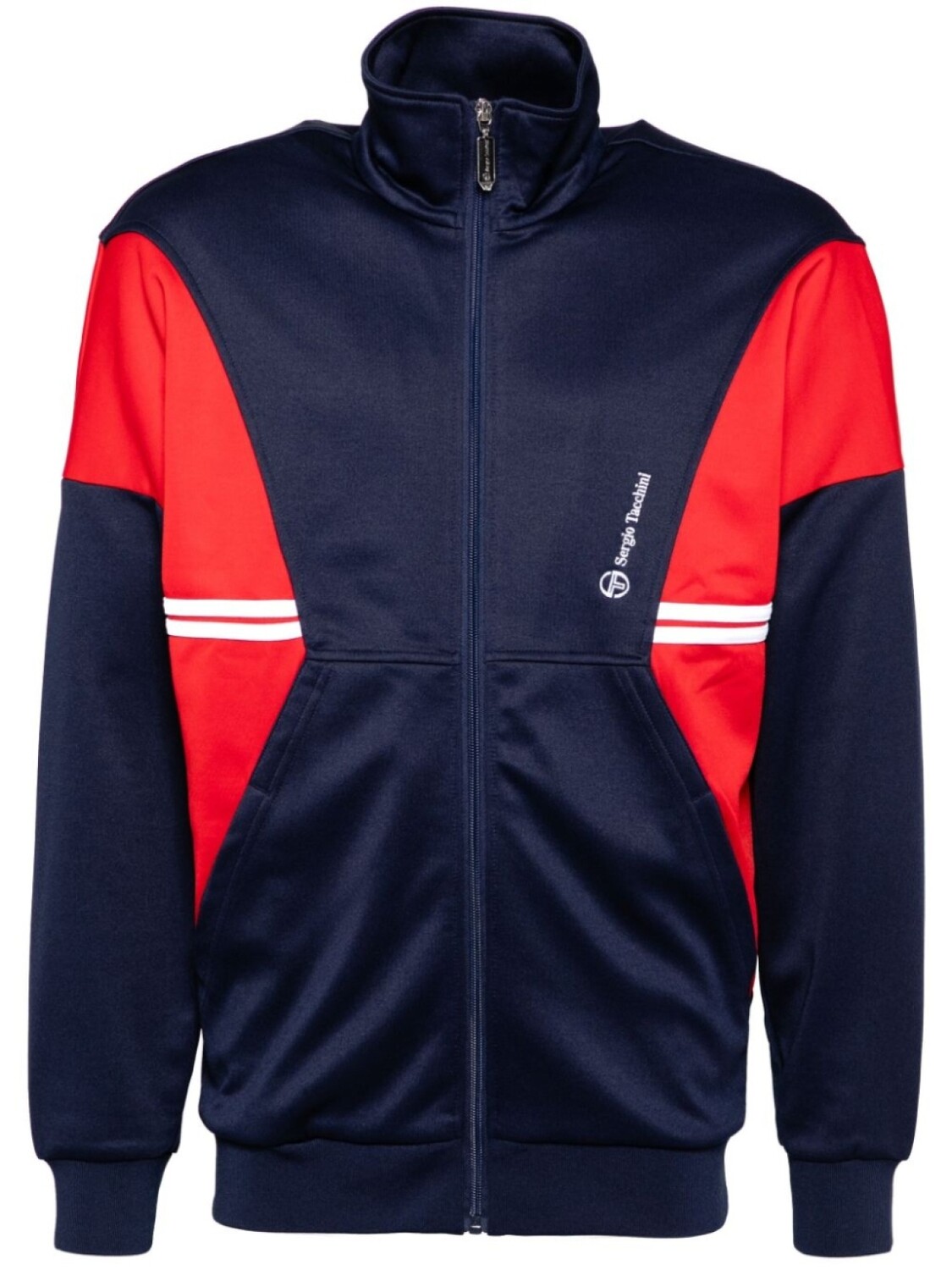 

Спортивная куртка с вышивкой Sergio Tacchini, синий