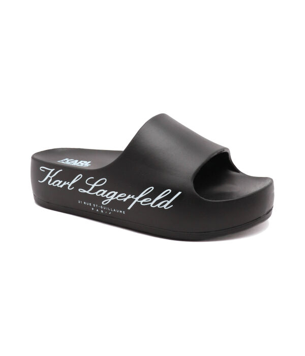 Тапочки kobo ii hotel logo slide Karl Lagerfeld, черный