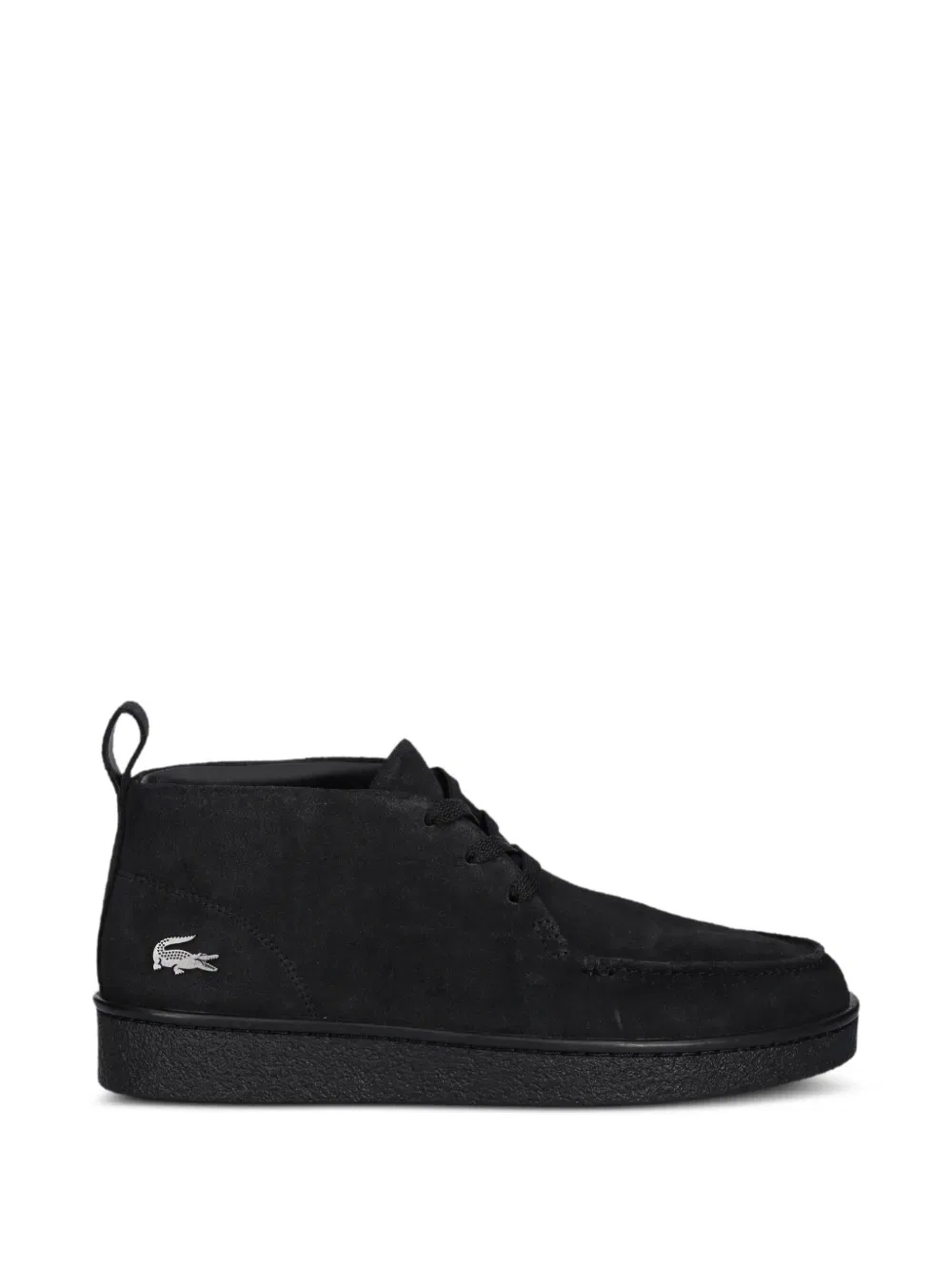 Кроссовки Baseshot chukka на шнуровке Lacoste, черный