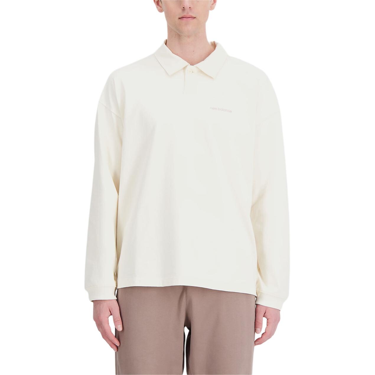 

Рубашка поло мужская Off White New Balance, кремовый