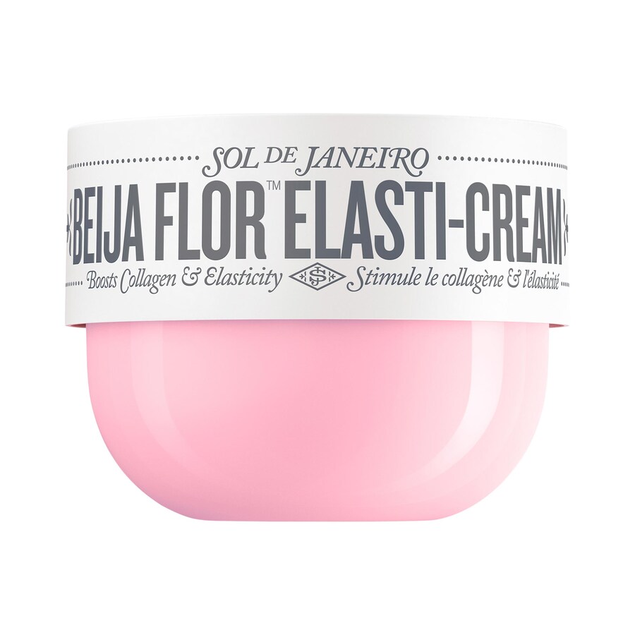 

Крем для тела Beija Flor Body Collagen-Boosting Elasti-Cream с полипептидами и биоретинолом, повышающий выработку коллагена. Sol de Janeiro, 8.1 oz /240 ml