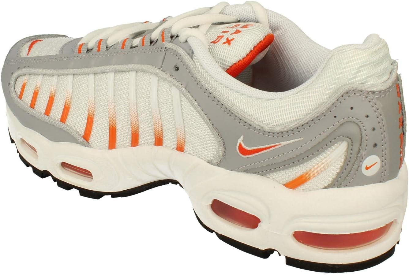 Мужские кроссовки Nike, White Orange Blaze Wolf Gray Black — фото 2