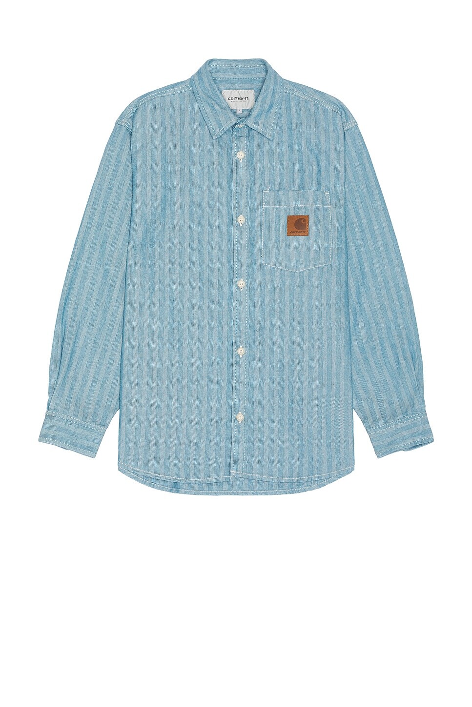 

Менардовая куртка-рубашка Carhartt Wip, цвет Blue Rinsed