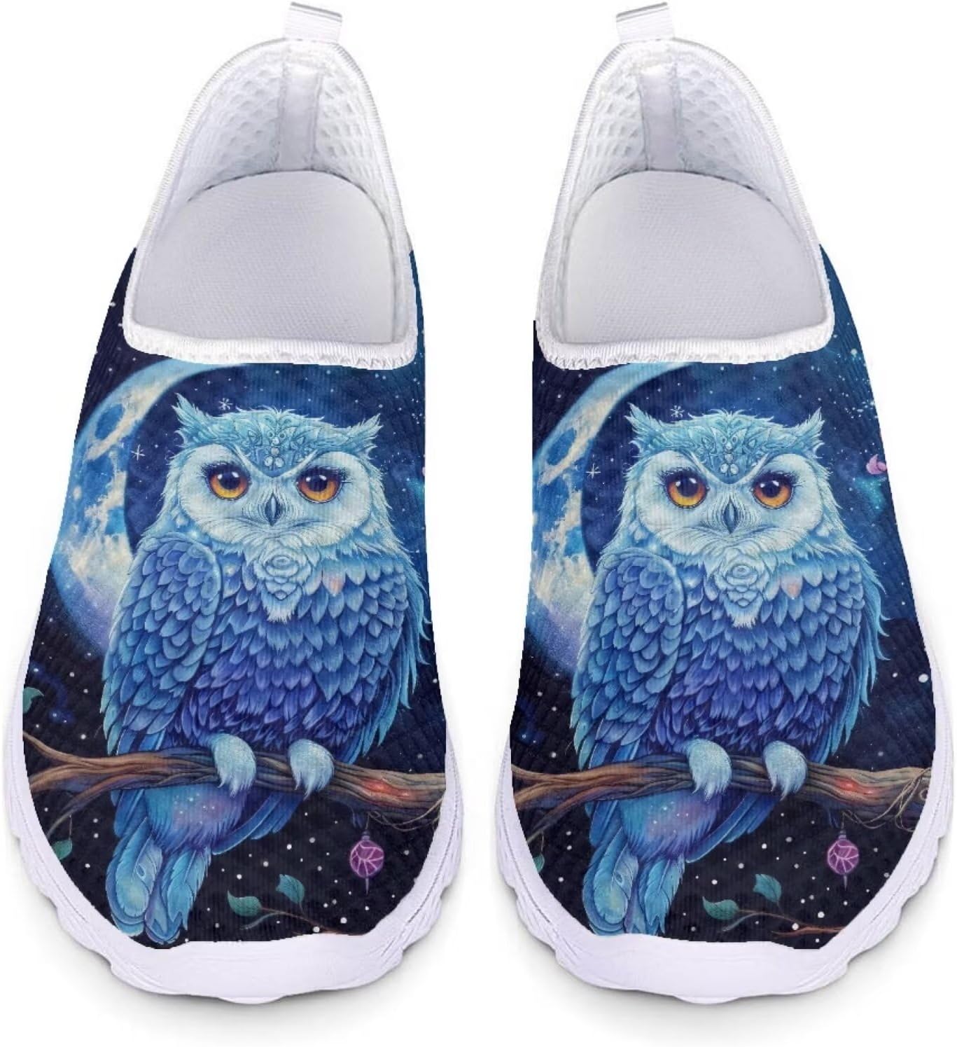 

Кроссовки Forchrinse Panda для женщин и мужчин Go Walk Slip-on для бега и ходьбы, синий