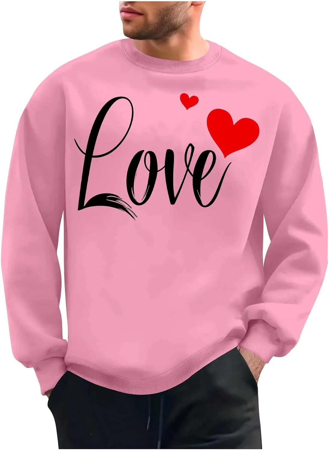 

Мужская футболка с длинным рукавом Casual Loose Comfort Soft Crew Neck Pullover Smxrfitk