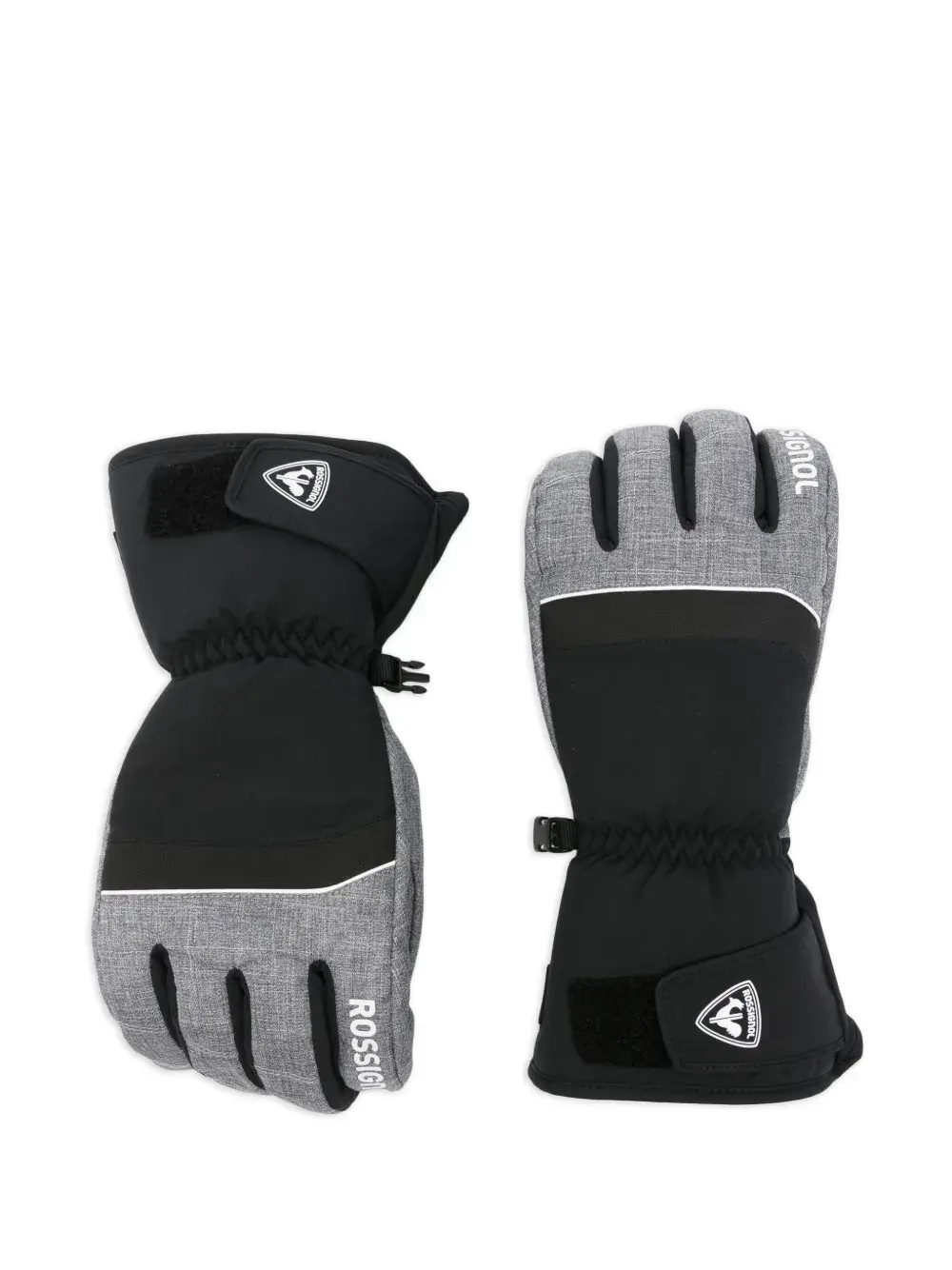 

Технические перчатки с принтом Rossignol, серый