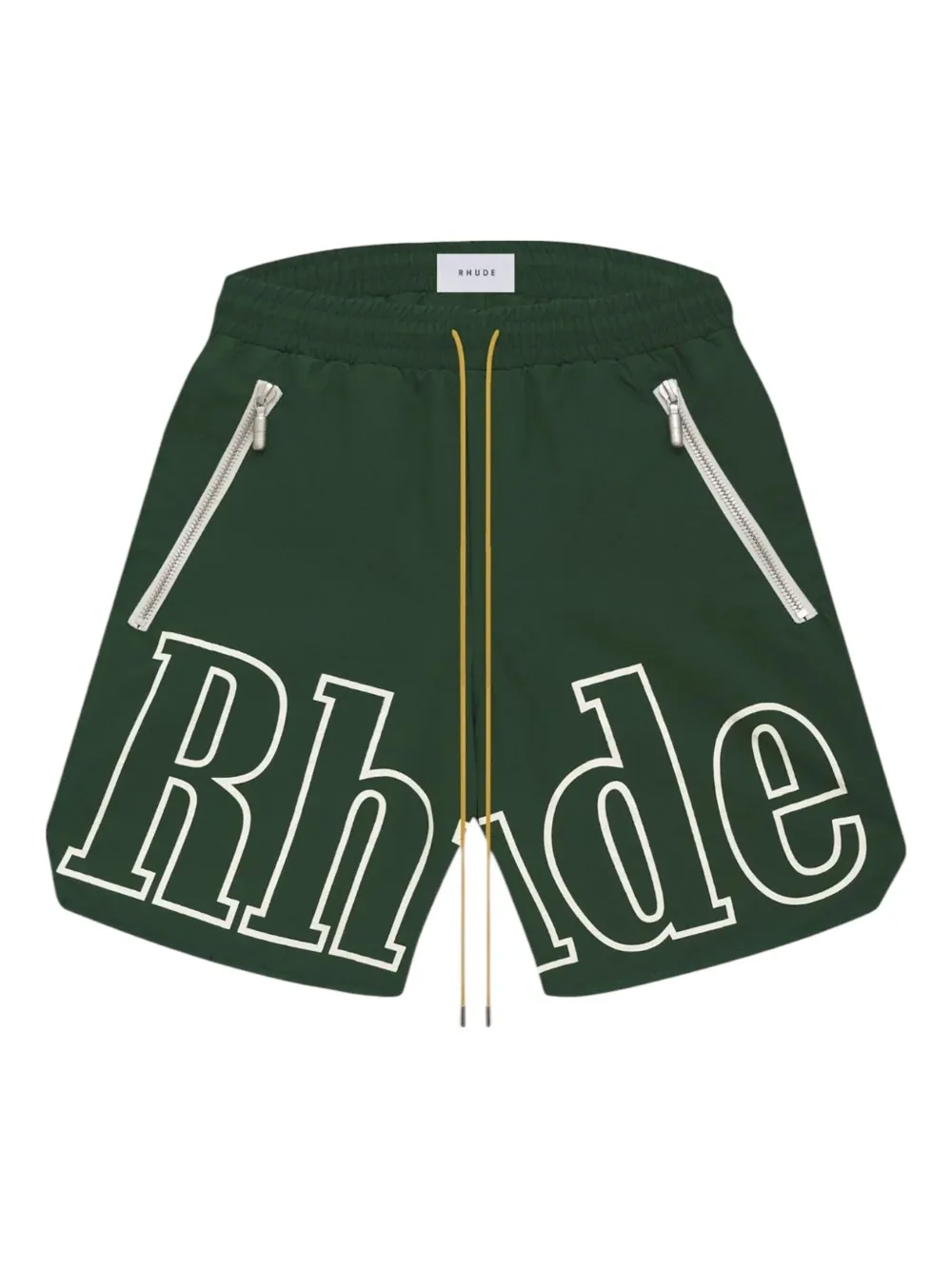 

Шорты с принтом логотипа RHUDE, зеленый