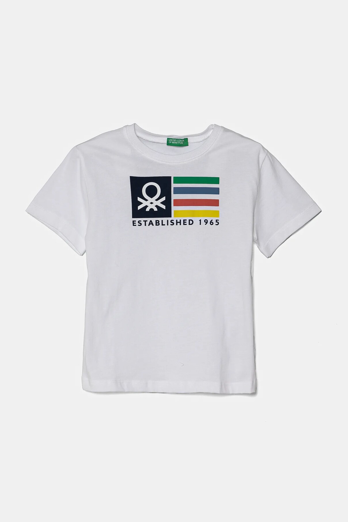 

Футболка из хлопка для детей United Colors Of Benetton, белый