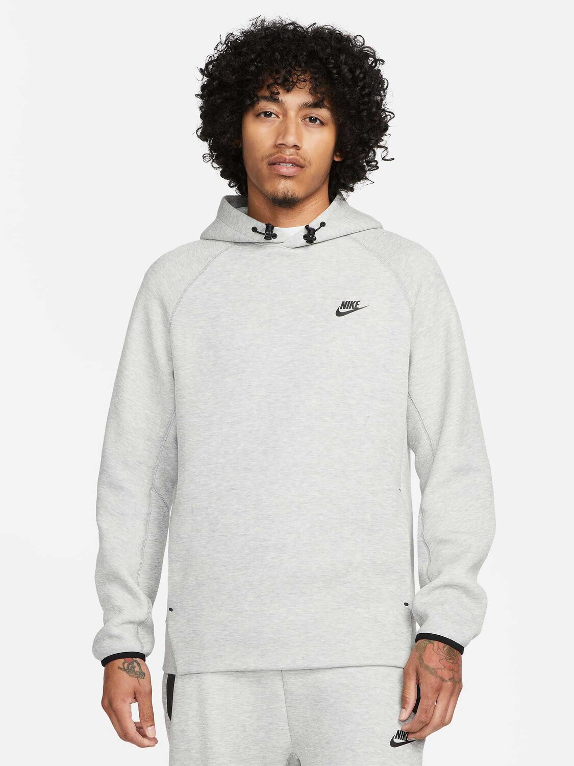 

Толстовка Nike M NK TCH FLC PO HOODIE, серый