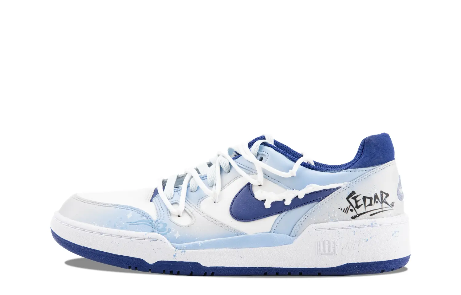 

Мужские кроссовки для скейтбординга Full Force Low-Top белого/синего цвета Nike, цвет Sky Blue, Синий, Мужские кроссовки для скейтбординга Full Force Low-Top белого/синего цвета Nike, цвет Sky Blue