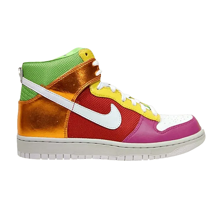 Кроссовки Nike Wmns Dunk High Premium Multi-Color, разноцветный