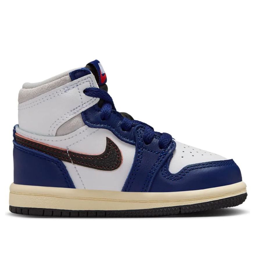 Кроссовки (TD) Air Jordan 1 High OG 'Rare Air Deep Royal Blue', синий — фото 2