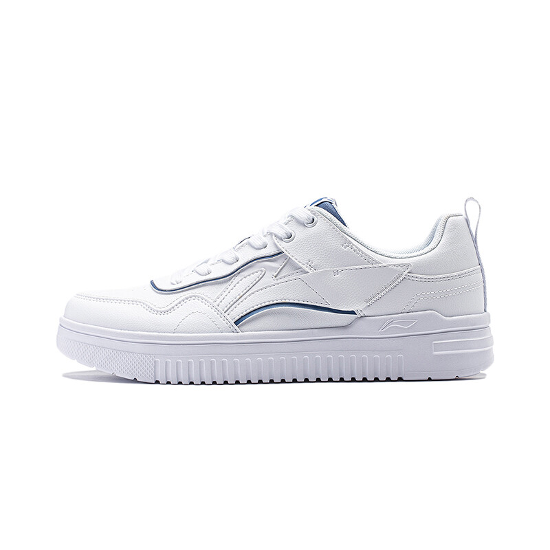 

Кроссовки LINING Qingyun Skateboarding Shoes Men Low-top Standard White/navy Blue, синий