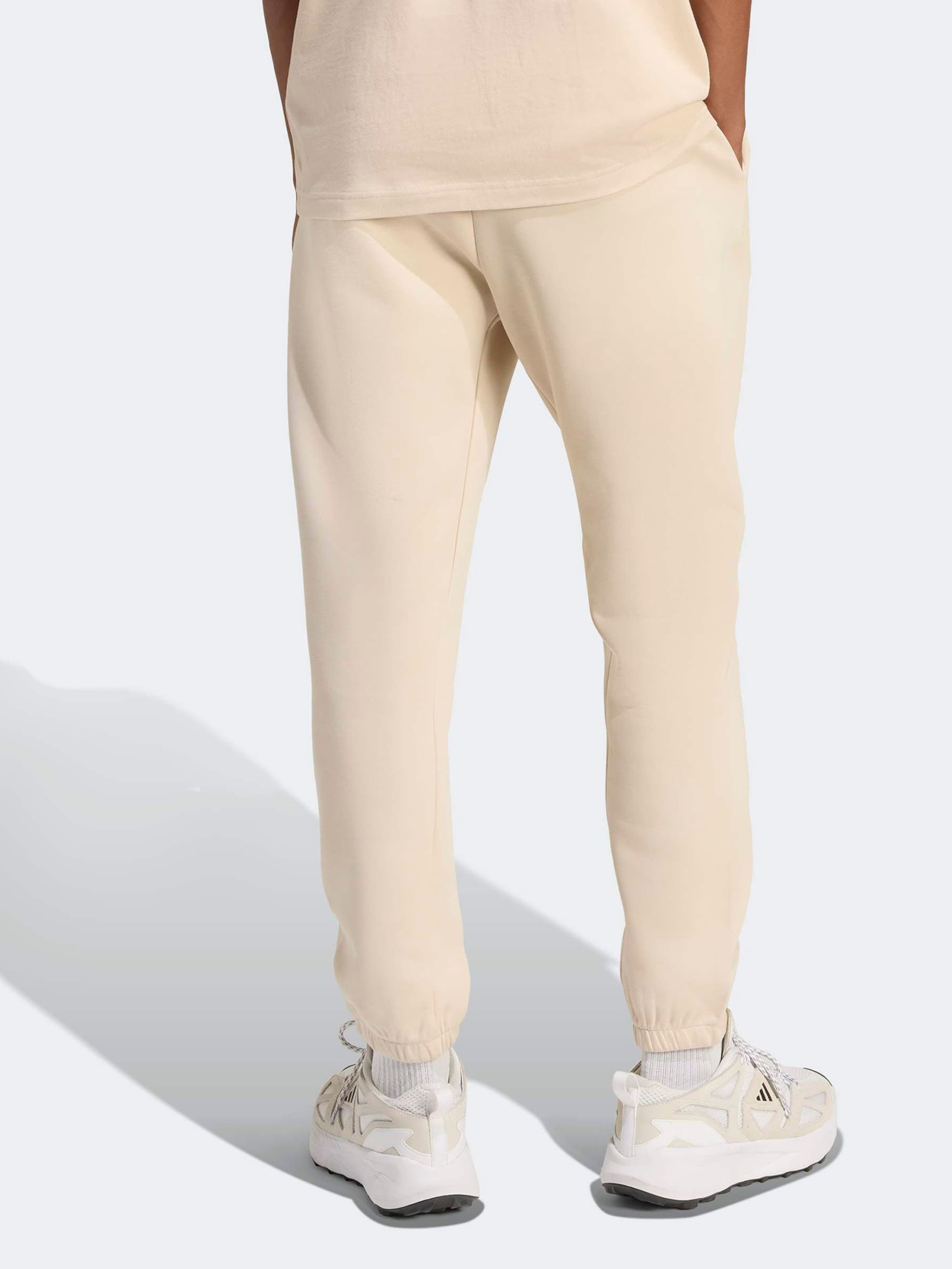 Adidas Sportswear Узкие спортивные брюки в цвете крем, камел — фото 4