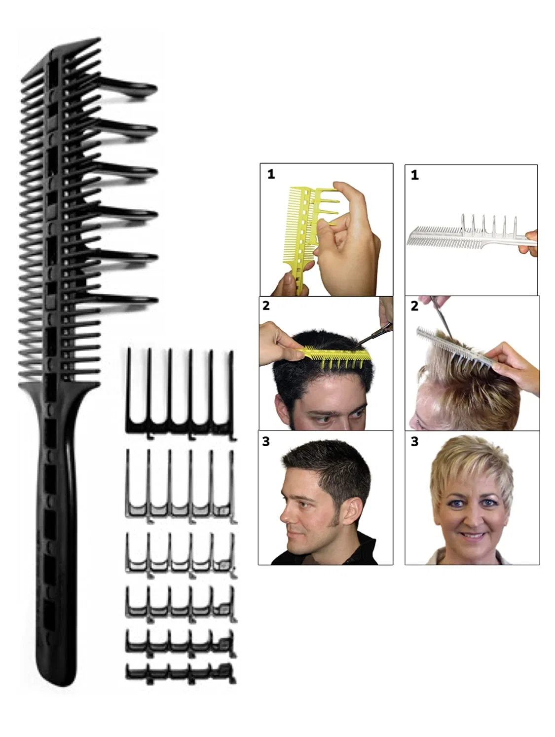 Набор для стрижки волос «CombPal Hair Cutting Tool» Combpal, Grey — фото 2