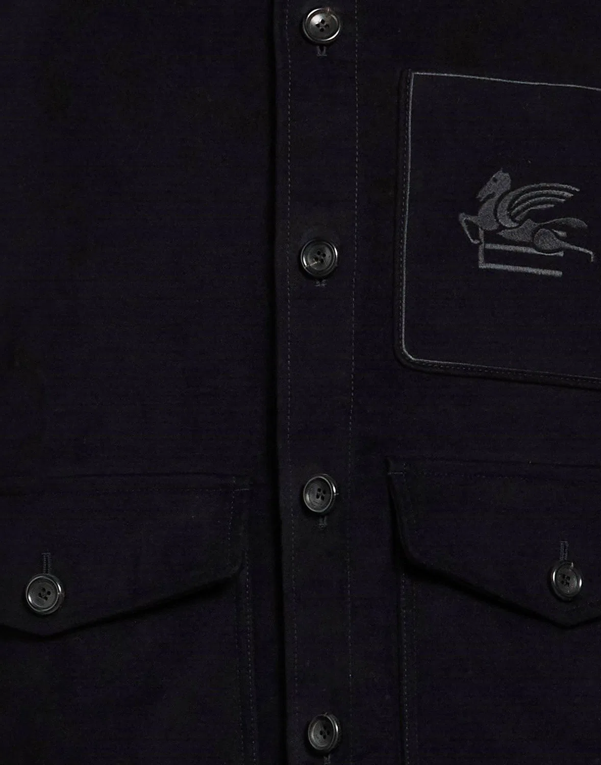 Куртка из вельвета ETRO Black — фото 4