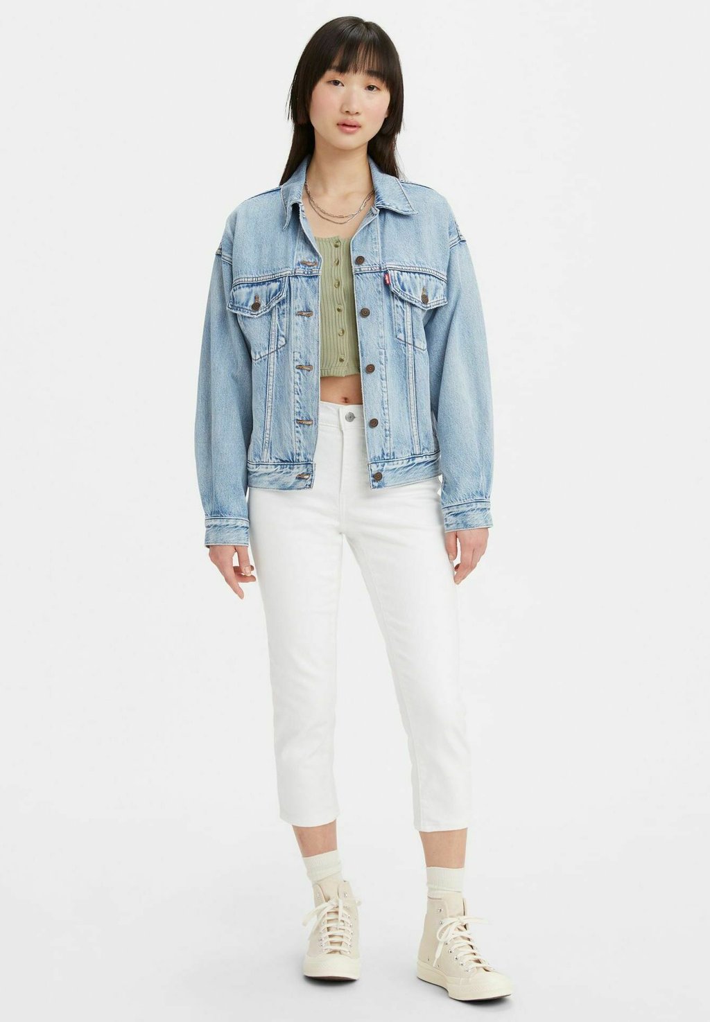 

Джинсы скинни 311 SHAPING SKINNY CAPRI JEANS Levi's, белый