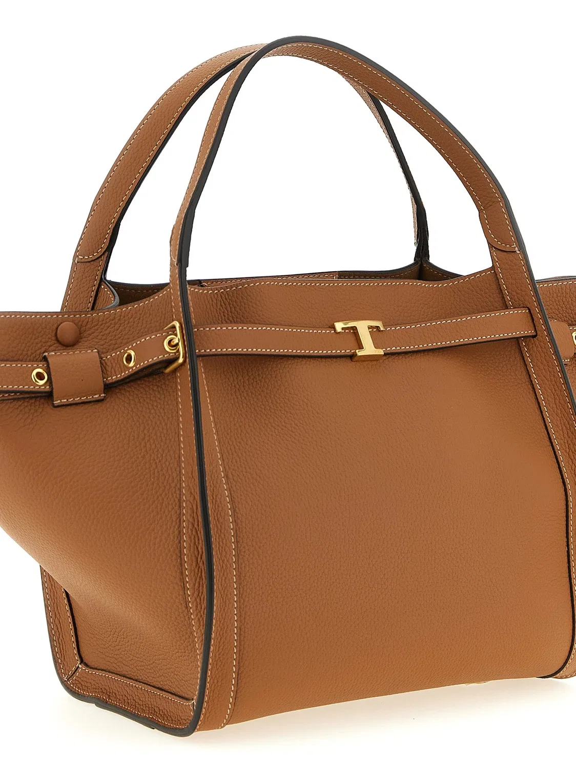 Малая шоппинг-сумка 'Tim' TOD'S, коричневый — фото 3