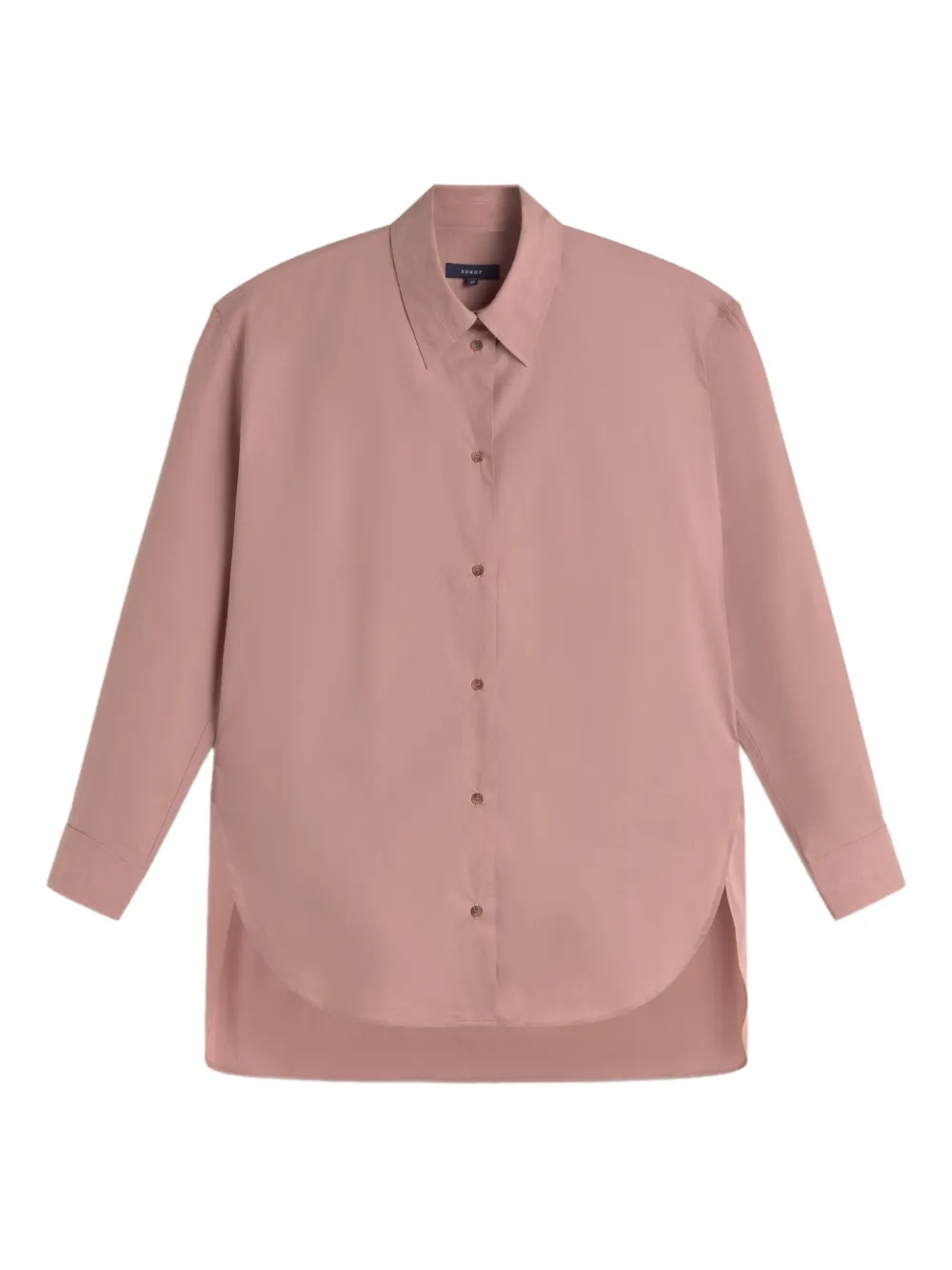 

Рубашка с закругленным подолом Soeur, розовый